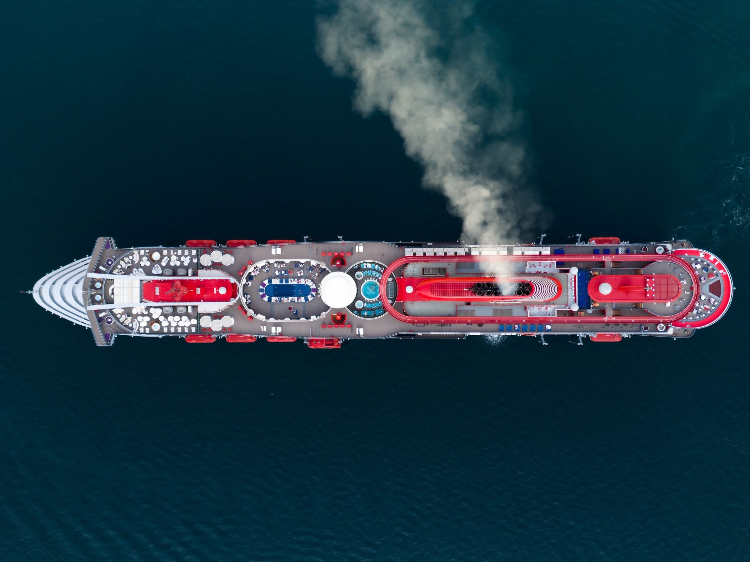 Pexels 18573229 cruise ship aerial overhead